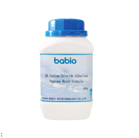 Granule d'eau peptonée alcaline à 3 % de chlorure de sodium