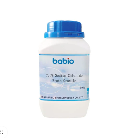 Granule de bouillon de chlorure de sodium à 7,5 %